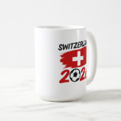 スイス 2026 サッカー ファングッズ サポーター コーヒーマグカップ (正面右)