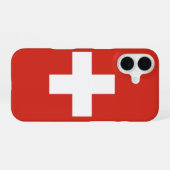 スイス iPhone 16ケース (裏面横)