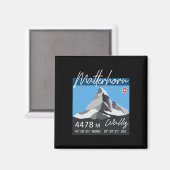スイス Problemhorn 登山 ハイキング トレッキング スキー マグネット (正面/裏面)