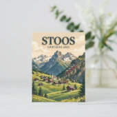 スイス Stoos ポストカード (スタンド正面)