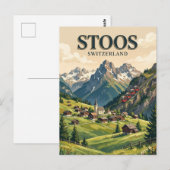 スイス Stoos ポストカード (正面/裏面)