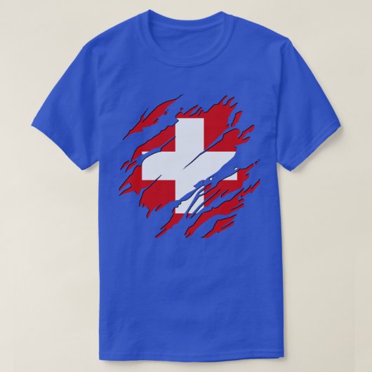 スイス Tシャツ (デザイン正面)