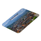 スイスCityscapeフォトマグネット マグネット (左側)