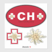 スイスEdelweiss SchweizスイスSuisse シール (シート)