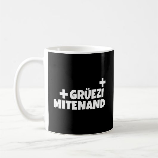 スイスGruezi Mitenand World'S Cutest Hello コーヒーマグカップ (左)