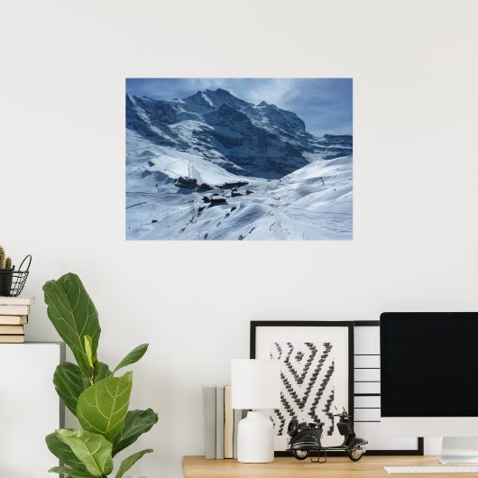 スイスJungfrau、Kleine Scheideg ポスター (ホームオフィス)
