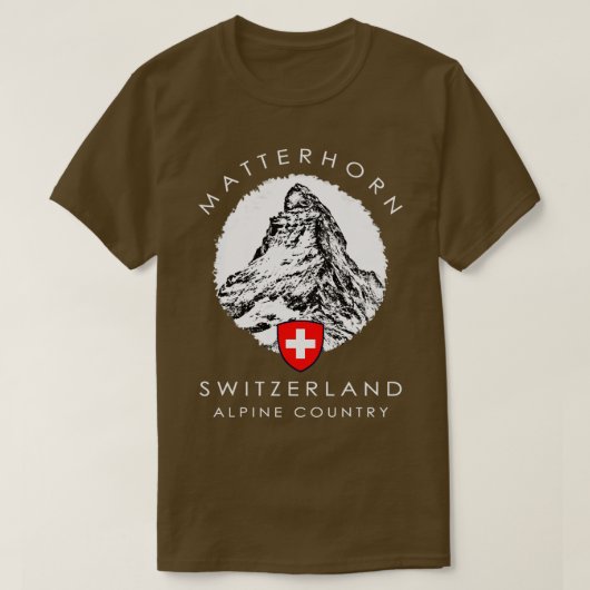 スイスMatterhorn Xo4Uオリジナル Tシャツ (デザイン正面)