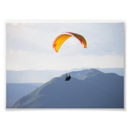スイスParaglider Orangeフォトプリント フォトプリント