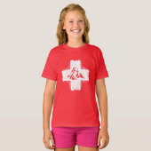 スイスTシャツ – スイス国旗Tシャツ Tシャツ (正面フル)