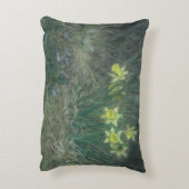 スイセンおよびバイオレット、c.1867 アクセントクッション (裏面(縦))