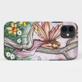 スイセンの中の春の花の妖精 iPhone スキンケース Case-Mate iPhoneケース (裏面(横))