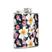 スイセンの花が付いている優雅パターン フラスク (右)