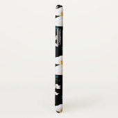 スイセンの花が付いている優雅パターン Case-Mate iPhoneケース (裏面/右)