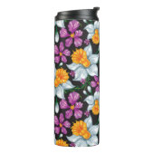 スイセンの花2が付いている優雅パターン タンブラー (回転左)