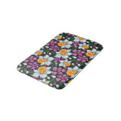 スイセンの花2が付いている優雅パターン バスマット (アングル)