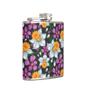 スイセンの花2が付いている優雅パターン フラスク (右)