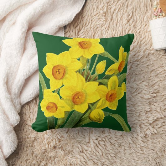 スイセン(N Tazetta) クッション (ブランケット)