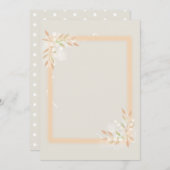 スイゼンギクのフレーム付きペーパー (正面/裏面)