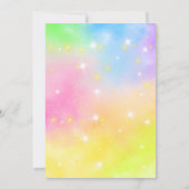 スイッシュマロウ ガール 誕生日パーティー 招待状 (裏面)