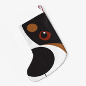 スイッシー顔ストッキング スモールクリスマスストッキング (裏面 (吊り時))