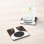 スイッシー顔ドリンクコースター – セット6 コースター (右側)