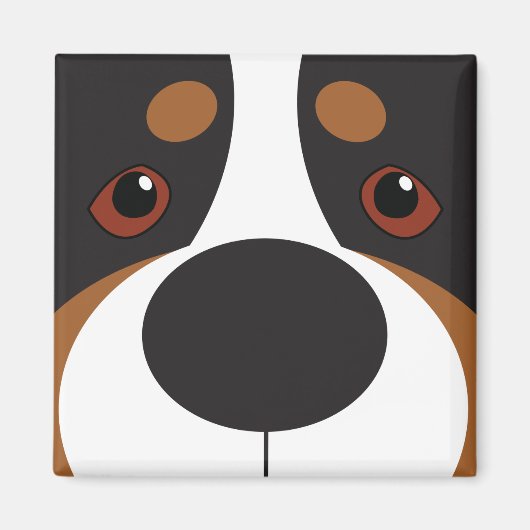 スイッシー顔磁石 マグネット (正面)