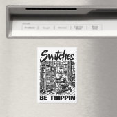 スイッチがトリップしてる 電気技師ユーモア マグネット (インサイチュ (食洗機))