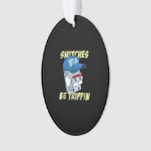 スイッチはトリピン電気技師おもしろい男 オーナメント (正面)