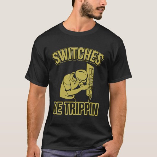スイッチBe Trip Master電気技師ヒューズボックス Tシャツ (正面)