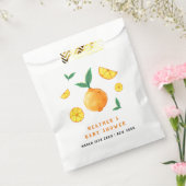 スイッモダンターコイルスオレンジベビーシャワー フェイバーバッグ (封をした状態)