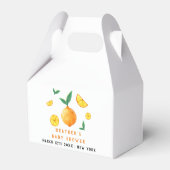 スイッモダンターコイルスオレンジベビーシャワー フェイバーボックス (裏面サイド)