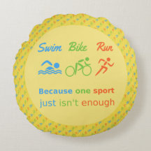 スイッ走クパターン（の模様が）あるトライアスロン黄
