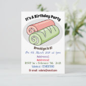 スイッ転が転がクの漫画イラストレーション 招待状 (スタンド正面)