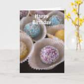 スイファンシーーツ誕生日デザイン カード (黄色い花)