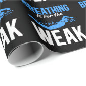 スイミおもしろいングユーモア泳ぐ人 ラッピングペーパー (ロールコーナー)