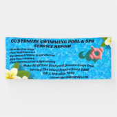 スイミカスタマイズングプールスパ保守修理ユーザー 横断幕 (横)