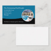 スイミクールングプールの名刺 名刺 (正面/裏面)