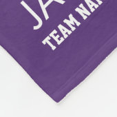 スイミパーソナライズされたングフォトコラージュ泳ぐ人の名前 フリースブランケット (角)