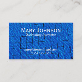 スイミングインストラクタースイムコーチスイミング先生 名刺