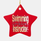 スイミングインストラクター超並外 セラミックオーナメント (正面)