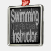 スイミングインストラクター超並外 メタルオーナメント (左)
