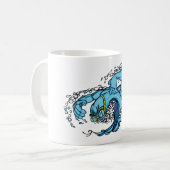 スイミングウェーブ コーヒーマグカップ (正面左)