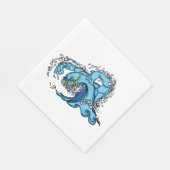 スイミングウェーブ スタンダードランチョンナプキン (角)