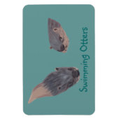 スイミングオッタフレキシブルマグネット対 マグネット (縦)