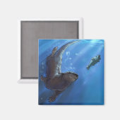 スイミングオッター マグネット (正面/裏面)