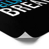 スイミングオンリースポーツここでコーチ泳ぐ人ギフト ポスター (角)