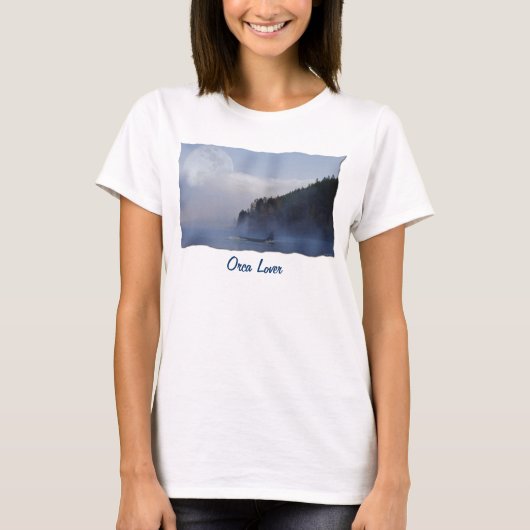 スイミングオーカすごい&ムーンファッションシャツ Tシャツ (正面)