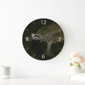 スイミングカメ ラージ壁時計 (ホーム)