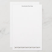 スイミングガース文房具 便箋 (正面/裏面)