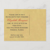 スイミングガール~はがき/招待状/RSVP インビテーションポストカード (裏面)